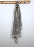 Bloom Collection – Oversized Turkish Cotton Bath Towel with Raised Texture and Hand-Tied Tassels