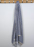Bloom Collection – Oversized Turkish Cotton Bath Towel with Raised Texture and Hand-Tied Tassels