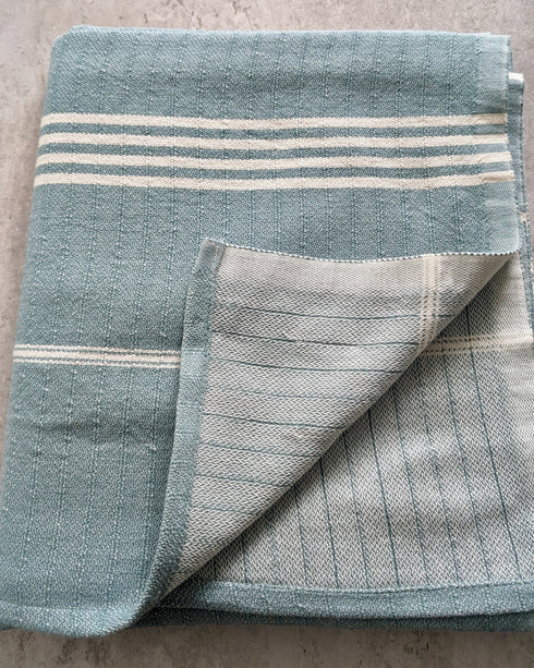Surfside Towel Collection – Tassel-Free Turkish Cotton Towels, 39”x70”, Sand-Repelling
