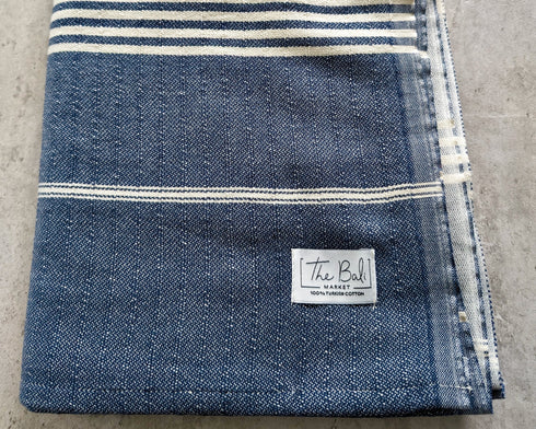 Surfside Towel Collection – Tassel-Free Turkish Cotton Towels, 39”x70”, Sand-Repelling