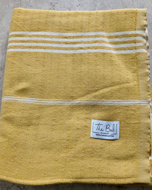 Surfside Towel Collection – Tassel-Free Turkish Cotton Towels, 39”x70”, Sand-Repelling