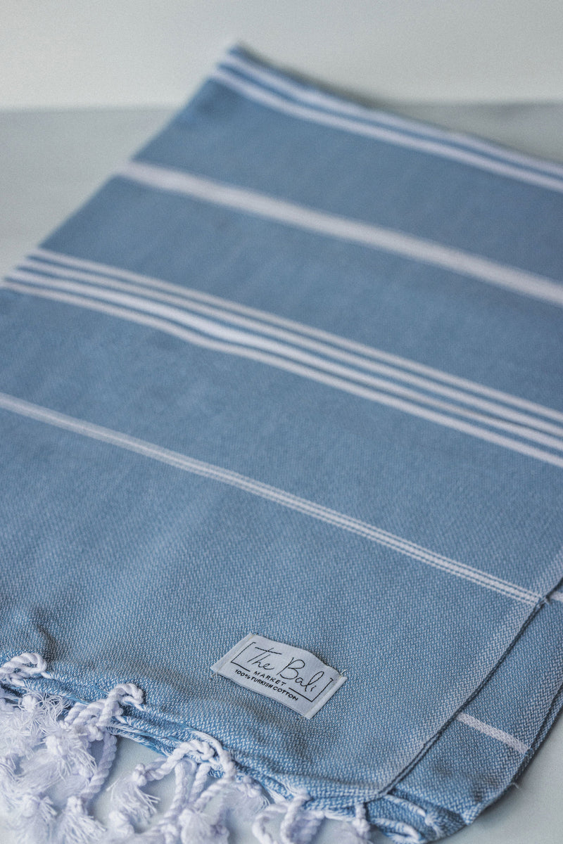 Perfect Classic - Turkish Bath Beach Towel - Air Blue