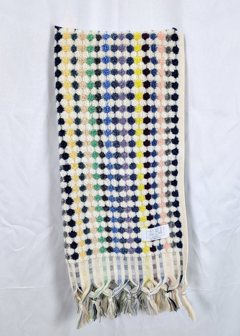 Bloom Collection - Oversized Hand Towel – Plush Turkish Cotton Hand Towel with Raised Pattern (17.5" x 35") - The Bali Market