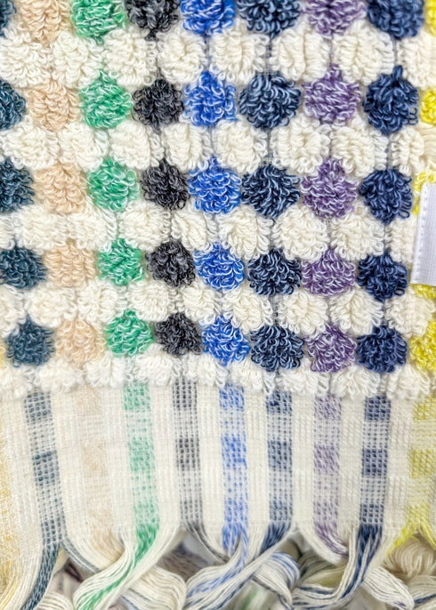 Bloom Collection - Oversized Hand Towel – Plush Turkish Cotton Hand Towel with Raised Pattern (17.5" x 35") - The Bali Market