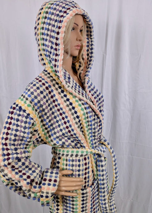 Bubble Robe Collection – Absorbent, Luxuriously Soft Turkish Cotton Bathrobes with Hood & Pockets - The Bali Market