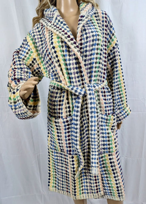 Bubble Robe Collection – Absorbent, Luxuriously Soft Turkish Cotton Bathrobes with Hood & Pockets - The Bali Market