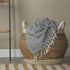 Chevron Turkish Throw with Tassels - Turkish Blanket - The Bali Market