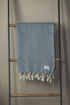 Diamond Design Bath Towel with Unbleached Tassels - The Bali Market