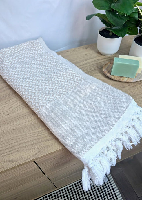 Heirloom Beach Collection - Handwoven Turkish Cotton Oversized Beach Towels - The Bali Market