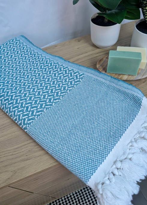 Heirloom Beach Collection - Handwoven Turkish Cotton Oversized Beach Towels - The Bali Market