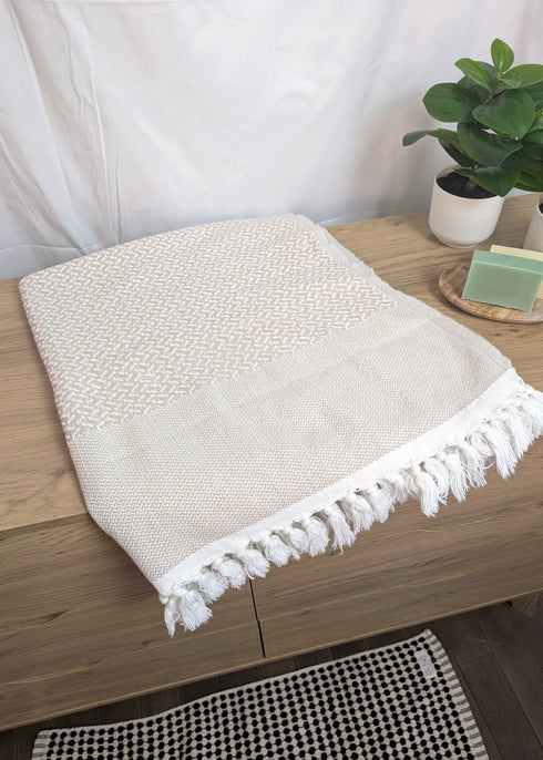 Heirloom Beach Collection - Handwoven Turkish Cotton Oversized Beach Towels - The Bali Market