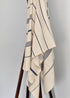 Horizon Stripe Turkish Cotton Towel Collection - Sand - Repelling, Quick - Drying, Tassel - Free, 39”x70” - The Bali Market