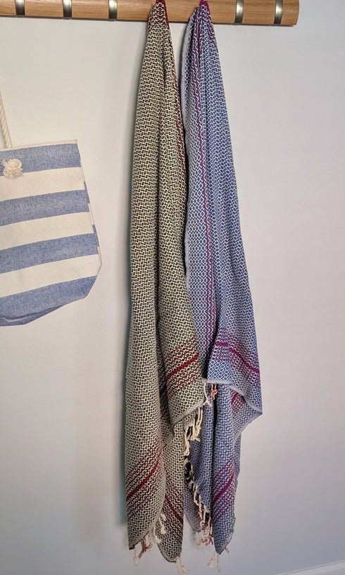 Redline Towel Collection - Understated Elegance & Superior Quality - Turkish Cotton Beach Towel - The Bali Market