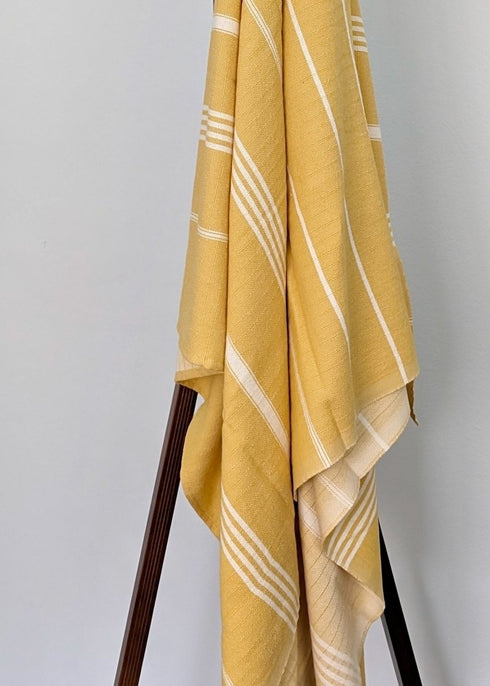 Surfside Towel Collection – Tassel - Free Turkish Cotton Towels, 39”x70”, Sand - Repelling - The Bali Market