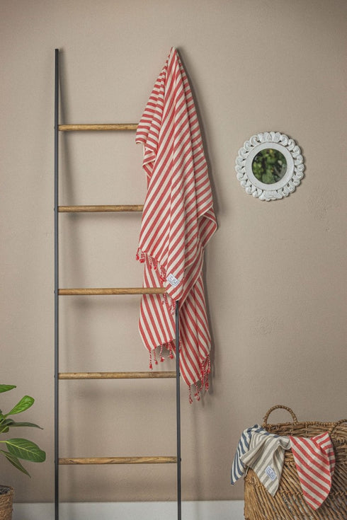 Vertical Stripe Turkish Towel / Throw - The Bali Market