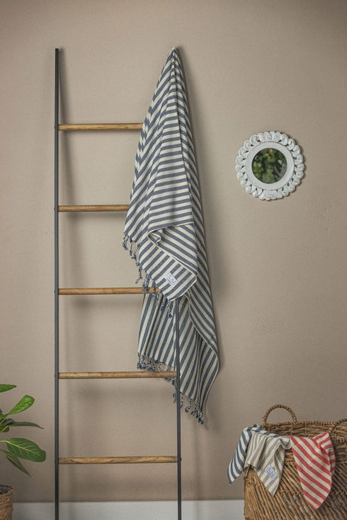 Vertical Stripe Turkish Towel / Throw - The Bali Market