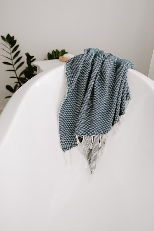 Waffle Weave - Turkish Bath Towel - The Bali Market