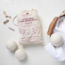 Wool Dryer Balls - 6 Extra Large 3" Dryer Balls - The Bali Market