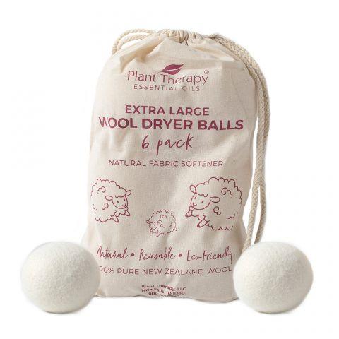 Wool Dryer Balls - 6 Extra Large 3" Dryer Balls - The Bali Market