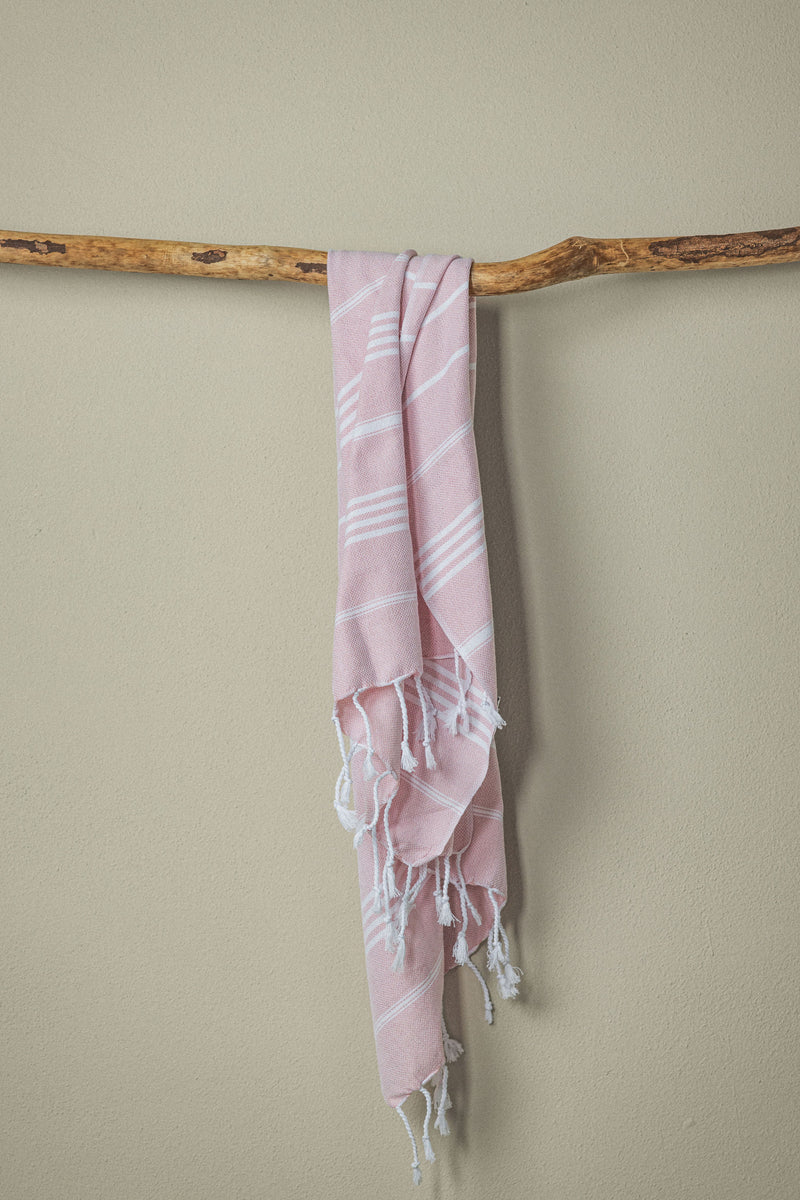 Turkish Tea/Hand Towel for Kitchen and Bath Pink The Bali Market